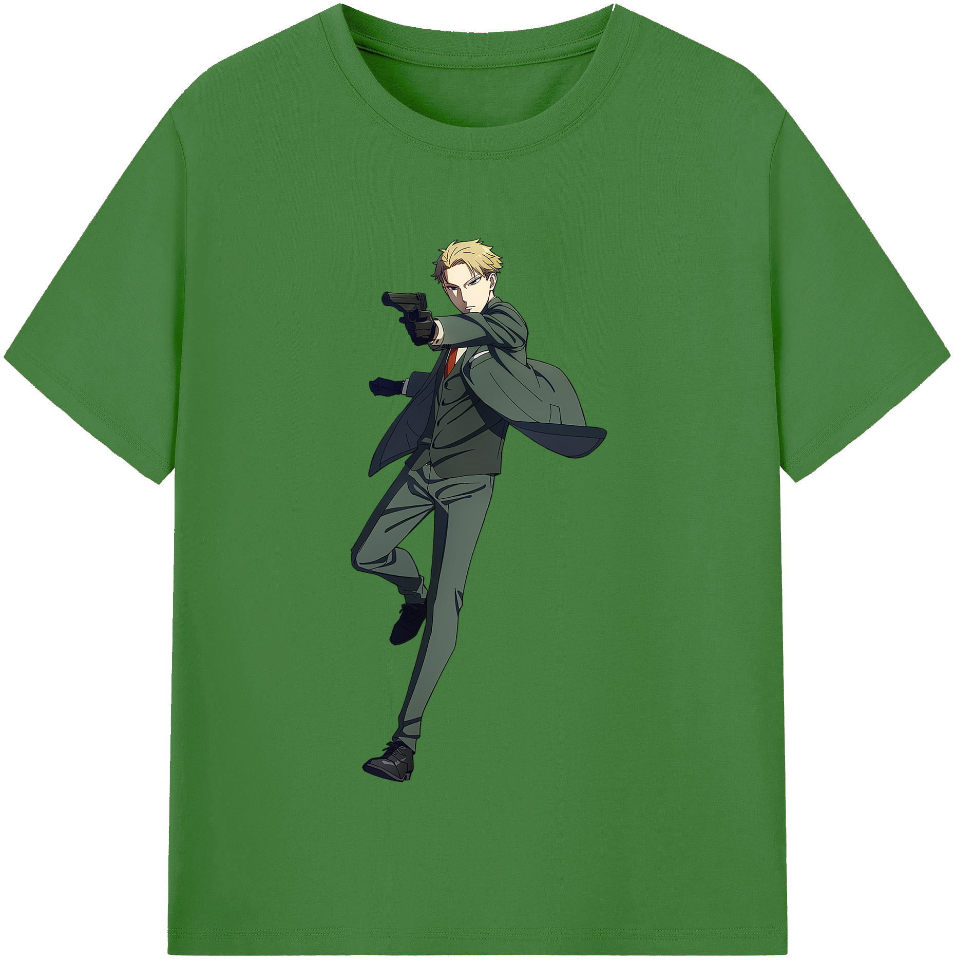 （画像用） SPY×FAMILY间谍家家酒 レディースカジュアルプリントTシャツ（綿100％）